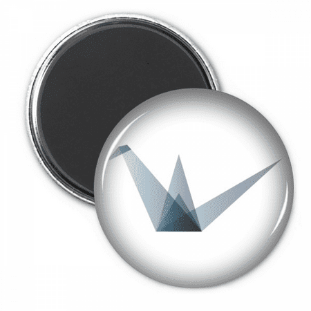

Origa Crane Geometric Shape Refrigerator Magnet Sticker Decoration Badge