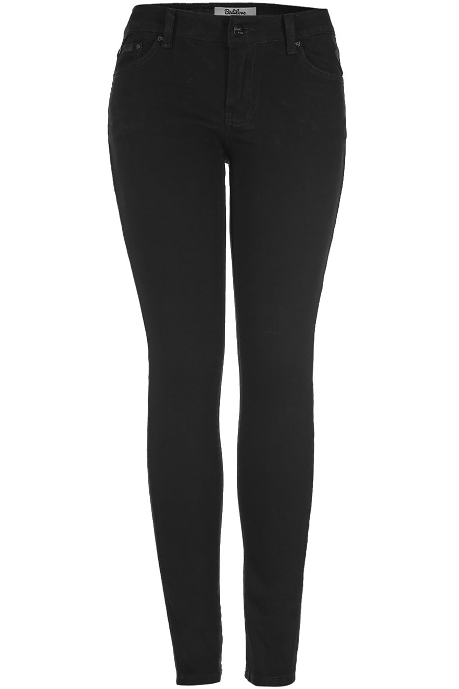 ladies black skinny jeans