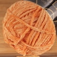 thumbnail image 3 of JubileeYarn Chenille Yarn - Worsted Weight - 100g/Skein - Ember - 2 Skeins, 3 of 6