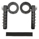 thumbnail image 1 of Reposapiés ajustables para carretera, reposapiés de aluminio CNC con abrazaderas de dientes de acero inoxidable para motocicleta, 1 of 14