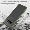 thumbnail image 6 of Case for Samsung Galaxy S10 Thin Shockproof Phone Case PC Back TPU Bumper [Protect from Fingerprint/Shock/Scratch/Slip] Translucent Matte Phone Cover for Samsung Galaxy S10-Green, 6 of 13