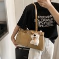 thumbnail image 2 of Bolso de hombro retro combinable de nueva moda 2025, diseño de nicho femenino, tendencia simple, bolso de mano de color sólido debajo del brazo., 2 of 5
