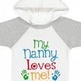 thumbnail image 4 of Inktastic My Nanny Loves Me Grandson Boys or Girls Baby Bodysuit, 4 of 5