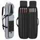 thumbnail image 1 of Pool Cue Case GOBUROS - Bastón de billar (4 x 5 pulgadas), color gris, 1 of 7