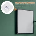 thumbnail image 3 of 10pcs Punch-free Non-marking Screw Stickers Wall Picture Hook Invisible Traceless Hardwall Drywall Picture Hanging Kit for Picture Photo Frame Hanging (6*6cm Thick Sticker Exposed 10mm), 3 of 6