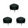 thumbnail image 4 of Wweixi Black Barbecue Cover With Oxford For Durability Dustproof And Waterproof Fire Table Cover 102*45cm 3Set, 4 of 6