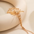 thumbnail image 1 of Cadena de Mano con Anillo de Escorpión, Regalos Ajustables, Encanto Gótico de Moda, única, de Punk de Imitación para , Oro Salvador Anillo pulsera, 1 of 8