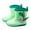Green, variant on Otqutp Holiday Baby Girls Shoes Children's Cartoon Dinosaurs Print Soft Sole Rain Boots Non Slip Children Water Shoes for 1 to 11 Years