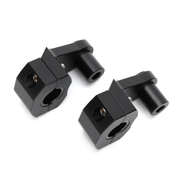 Adaptador de altura de abrazaderas elevadoras de manillar de aleación de aluminio para motocicletas con soporte de barra de 22 mm (7/8 pulg.)/28 mm (1 1/8 pulg.)