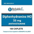 thumbnail image 3 of Reliable 1 Diphenhydramine HCI 25mg Antihistamine 100 Each, 3 of 7