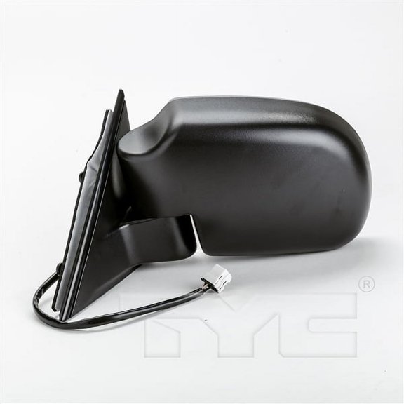 TYC 1000342 Power Heat Replacement Mirror Left Hand Driver Side Black for 1999-2005 Chevrolet, GMC, and Oldsmobile