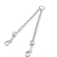 thumbnail image 2 of Acoplador doble de Metal ANGGREK Correa de Cadena para Perros grandes y medianos 3,0mm x 50cm, 2 of 4