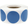 thumbnail image 2 of Color Coding Labels Steel Blue Round Circle Dots Inch 500 Total Adhesive Stickers, 2 of 3