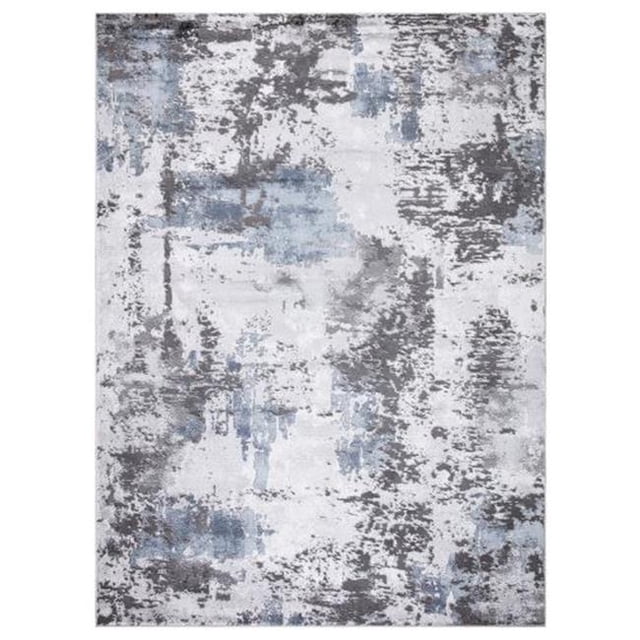 Concard Global Trading 80268 9 x 13 ft. Pacific Abstract Area Rug, Gray