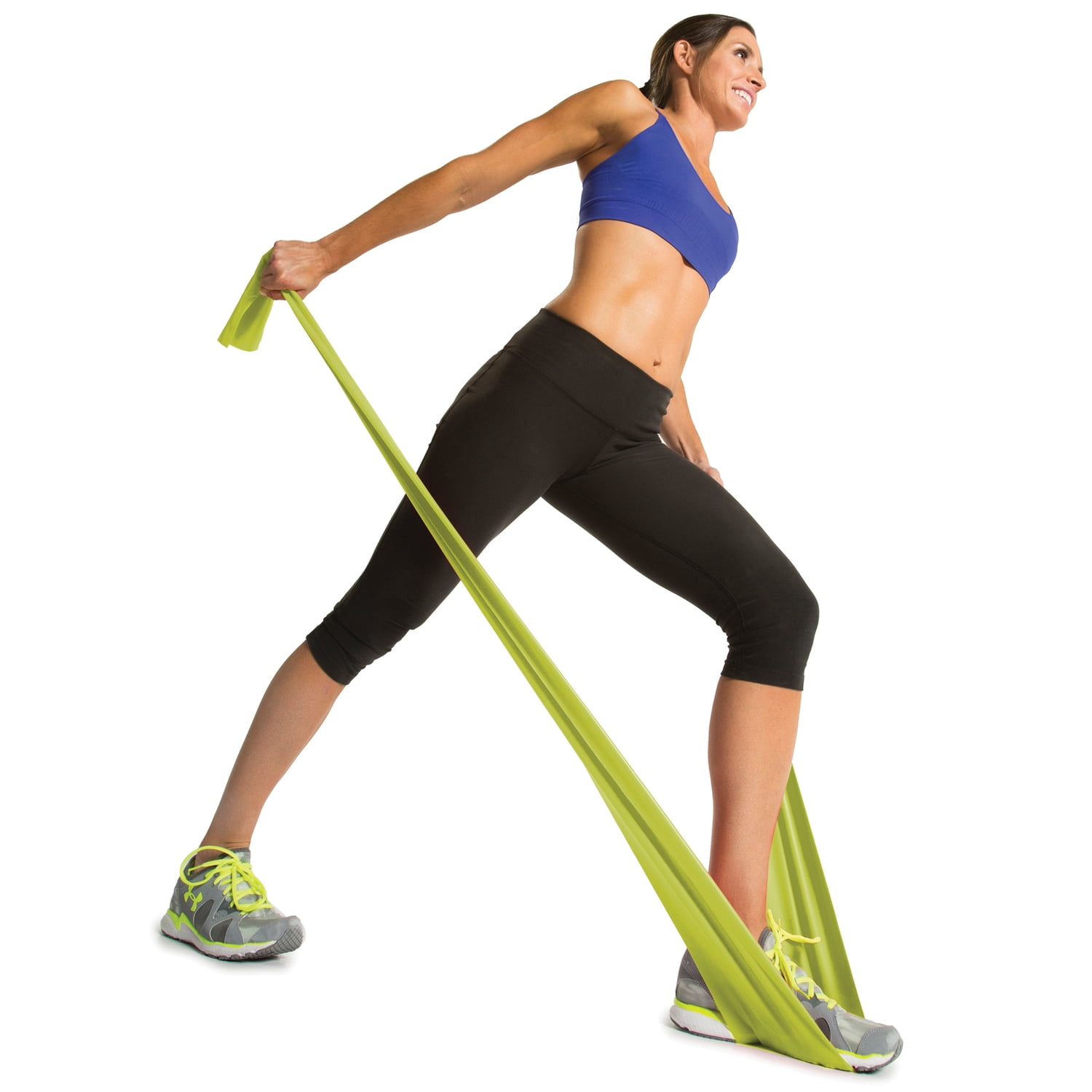 GoFit 3-Piece Color-Coded Latex-Free Flat Bands Set, GF-LFFB