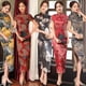 thumbnail image 2 of Vestido cheongsam de primavera y verano, vestido de satén para mujer, moda retro ajustada, disfraces de banquete, 2 of 5
