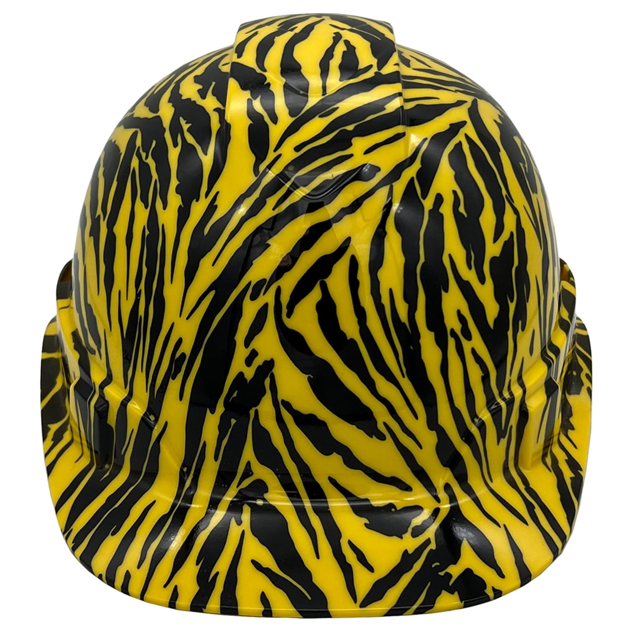 Tiger Yellow Hydro Dipped Hard Hats Cap Style