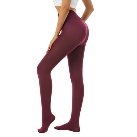 

Liliz Women s Pantyhose Solid Color Slim High-Waisted Foot Stepping / Connecting Style Bottoming Stockings (Random Delivery)