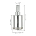 thumbnail image 2 of Unique Bargains Diamond Drill Bit 30mm Glass Hole Saws Core Drill Bit with Center Pilot Bit for Glass Ceramics Porcelain Tile, 2 of 4