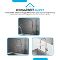thumbnail image 3 of KBFmore 23 inch Single Bowl Undermount Workstation Kitchen Sink with 5 Piece Sink Accessories, 3 of 10