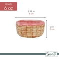 thumbnail image 4 of Servette Home Ceramic Pink Ice Cream Sundae Dessert Bowl 6oz - Set of 5, 4 of 6