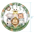 thumbnail image 5 of Juegos de vajilla desechable con diseño de animales de la jungla, manteles, vasos y platos para niños de 0 a 9 años, cumpleaños, baby shower, decoración para fiestas de safari, 5 of 5