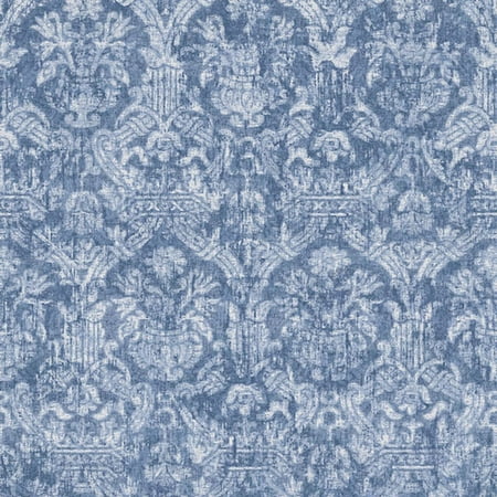 Nd Beacon - Beacon House Lotus Sapphire Damask Wallpaper