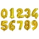 thumbnail image 3 of Globos digitales con números de papel de aluminio dorado y plateado de 16, 32 y 40 pulgadas, para cumpleaños, bodas, fiestas, suministros para baby shower, 3 of 5