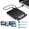 thumbnail image 5 of External CD DVD, External DVD Burner with USB2.0 Type-c, Portable DVD Player External Optical CD/VCD/-RW/ROM Drive for PC, Laptop, Desktops, iMac, 5 of 5