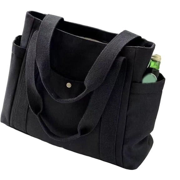 Giaone Durable and Functional Canvas Tote Bag Laptop Handbag for Organized Storage