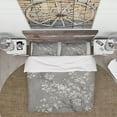 thumbnail image 3 of Designart 'White Cherry Blossoms II' Farmhouse Duvet Cover Set, 3 of 4