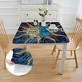 thumbnail image 2 of Acheng Moon Stars Psychedelic Art Square Fitted Table Cloths 100% Polyester Fiber 52*52, 2 of 8