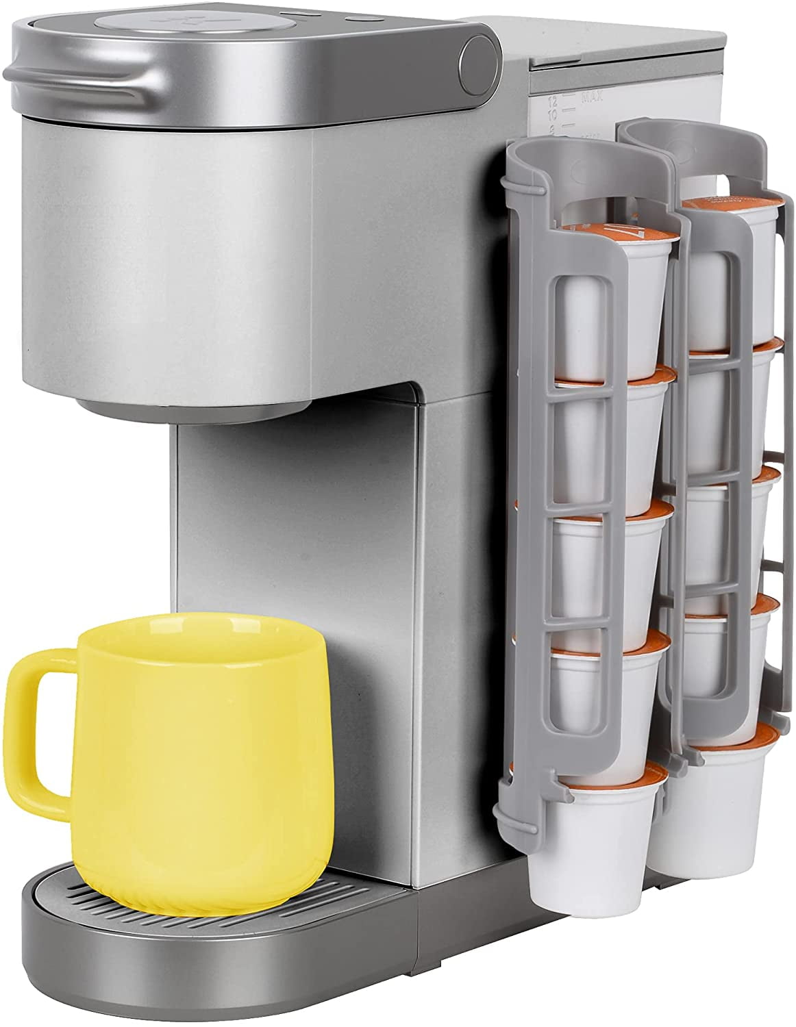 Keurig Coffee Pod Holder Side Mount K Cup Pods Dispenser compatible with Keurig Coff... 