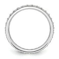 thumbnail image 2 of 14k White Gold Polished Size 8 Vintage 1 carat Diamond Complete Eternity Band, 2 of 5