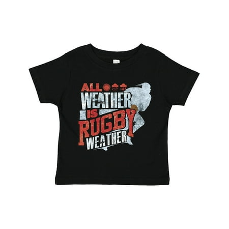 

Inktastic Rugby Weather Gift Toddler Boy or Toddler Girl T-Shirt