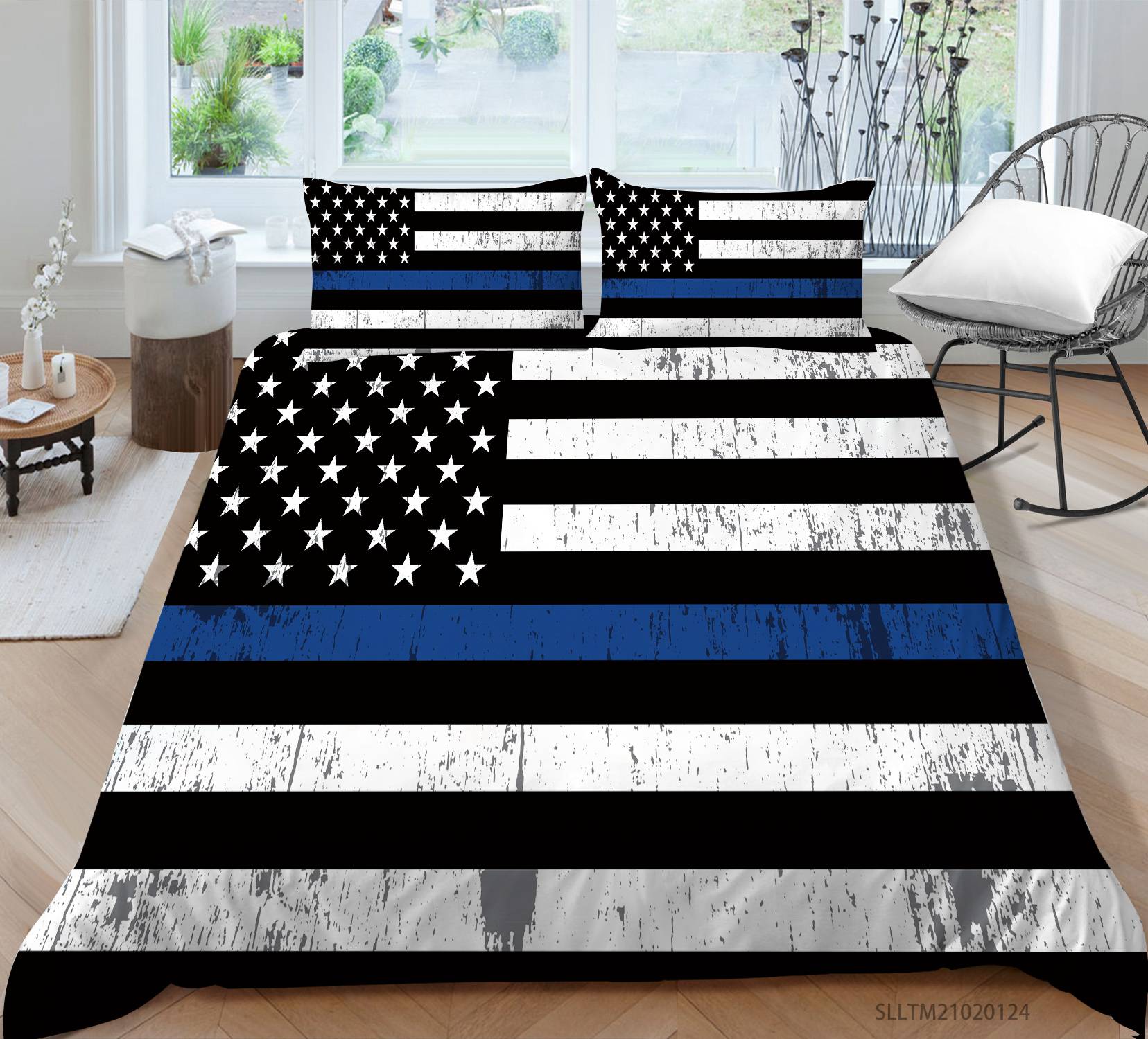 American Flag Comforter Set USA Flag Bedding Set for Kids Boys Teens