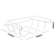 thumbnail image 3 of estante para vinos | botellero | Soporte para botellas de vino para frigorífico o estante | botellero metálico | Nevera portabotellas | Cabe hasta 3 botellas, 3 of 8