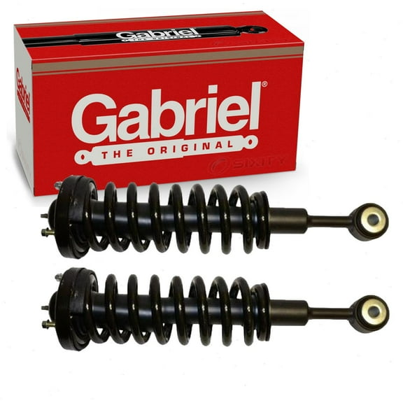 2 pc Gabriel G57021 ReadyMount Suspension Strut & Coil Springs for Assembly Shock Shocks Struts Fits select: 2004-2008 FORD F150, 2006-2008 LINCOLN MARK LT