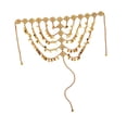 thumbnail image 4 of Accesorios para el cabello de la cadena de la cabeza de lentejuelas boho para mujeres niñas oro elegante festival de la cabeza del tosta del festival, 4 of 10