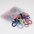thumbnail image 2 of XIMA 60pcs Hair Ties for Girls Women Nylon Ponytail Holders 20colors Mix Colors, 2 of 5