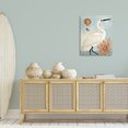 thumbnail image 4 of Stupell Industries Tropical Maritime Egret & Coral Canvas Art, 24 x 30, by Susan Arnot, 4 of 8