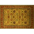 thumbnail image 1 of Ahgly Company Indoor Rectangle Oriental Yellow Industrial Area Rugs, 2' x 3', 1 of 4