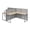 Natural Elm, variant on Bush Business Furniture Easy Office L Shaped Desk for 2 Mocha Cherry