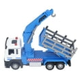 thumbnail image 3 of Logging Truck Toy, Log Tractor Model Ideal Present Alloy Body  For 6 Years Old Above Blue, 3 of 8