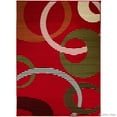 thumbnail image 3 of Allstar Rugs Allstar Ultra-soft Modern Circle Link Design Rug Ocean Blue 5' 2"x7' 0" 5' x 8', 3 of 5