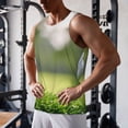 thumbnail image 5 of Picia golf ball perched on a tee Printed Men’s Performance Tank, Men's Workout Tank Top Moisture-Wicking Tank Top Muscle tee, Breathable Workout Shirt-XX-Large, 5 of 7
