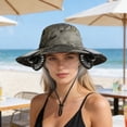 thumbnail image 5 of Solar Fan Hat with Detachable Design, Outdoor Sun Hat Featuring 3-Speed Solar Powered Fan, Neck & Face Cover for Hiking, Gardening, Camping, Travel, Breathable Mesh, 5 of 6