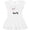 AA-White, variant on Inktastic Cute White Lamb Girls Baby Dress