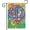 Peace Floral, variant on Garden Fairy Spring Garden Flag Floral Gardening 12.5" x 18"
