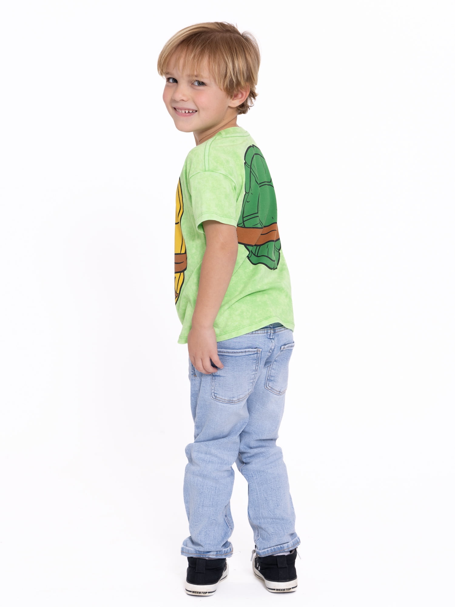 Teenage Mutant Ninja Turtles Toddler Graphic Crewneck Tee with Short Sleeves, Sizes 12M-5T